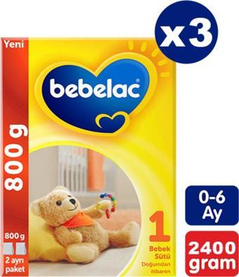 Bebelac 1 Bebek Sütü 800 gr X 3 Adet