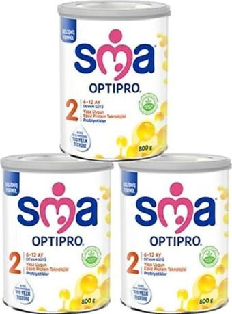 Sma 2 Optipro Probiyotik Devam Sütü 800 gr X 3 Adet