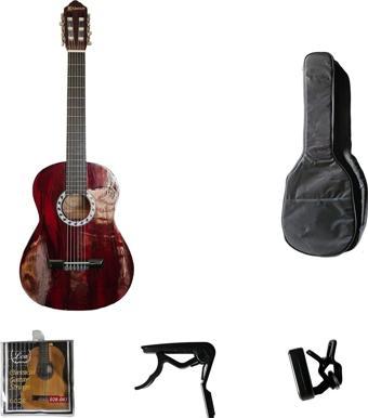 Hijazz hjzz100 Love Valley Kırmızı Klasik Gitar