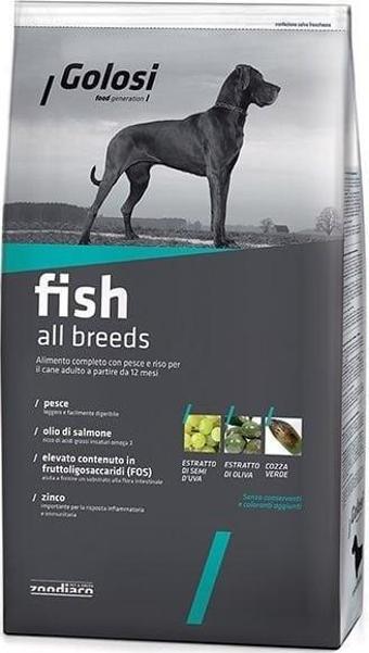 Golosi Fish Rice Balıklı Köpek Maması 12 Kg