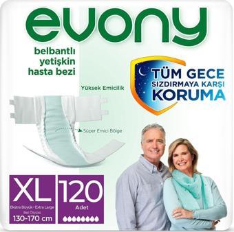 Evony Yetişkin Hasta Bezi Extra Large 120 Adet