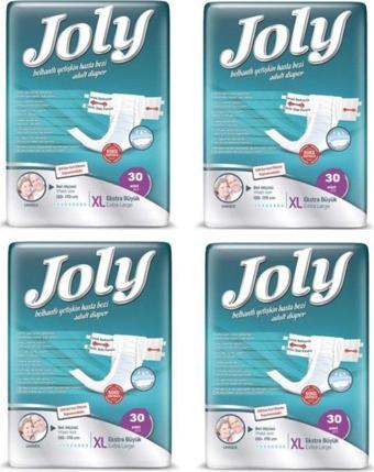 Joly Belbantlı Hasta Bezi 120 Adet Extra Large Xl 30x4 Paket