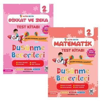 Altın Nokta Yayınları Altın Nokta 2. Sınıf Altın Beyin Matematik TEST987985878785 ve Dikkat Zeka Test Kitabı - Altın Nokta Yayınları