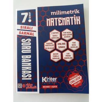 Kriter Yayınları 7. Sınıf Matematik Soru Bankası - Kriter