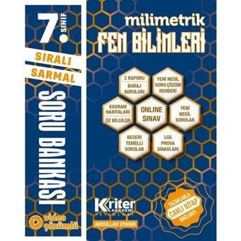 Kriter Akademi Yayınları 7. Sınıf Fen Bilimleri Soru Bankası - Kriter Akademi Yayınları