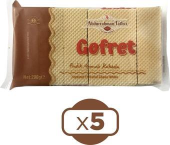 Abdurrahman Tatlıcı Gofret Kakaolu 200 gr 5 li