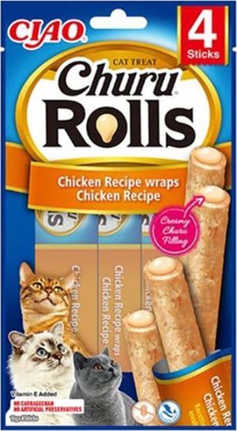 Ciao Churu Rolls Tavuk Sargılı Kedi Ödül Maması 4x10 Gr