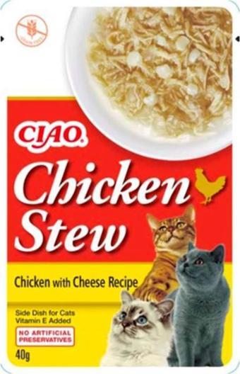 Ciao Tavuk Güveç ve Peynirli Kedi Et Ezmesi 40 Gr
