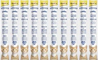 Gimcat Sticks Somon Kedi Ödül Çubuğu 10 Adet 5 Gr