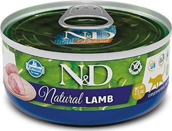 N&D Prime Natural Kedi Konserve Kuzu 70 Gr