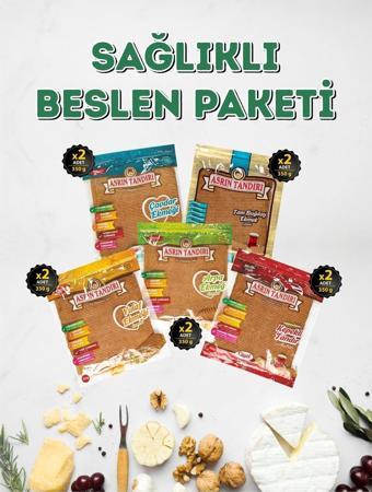 Asrın Tandırı 100 Adet Lavaş 10'lu Sağlıklı Beslen Paketi ( 1 Paket 350 gr ) 10 x 350 gr 