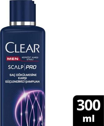 Clear Men Scalp Pro Saç Dökülmesine Karşı Güçlendirici Şampuan 300ML