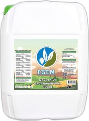 Yeşilvadi Egem 20 Litre 7-7-7 Npk Organamineral Sıvı Gübre