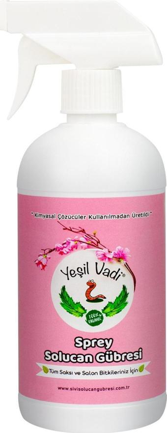 Yeşilvadi 500 Ml Sprey Organik Sıvı Solucan Gübresi