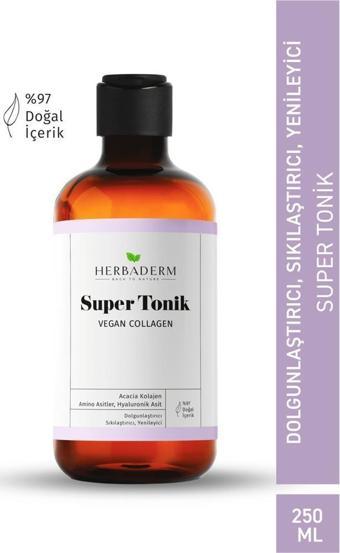 Herbaderm Vegan Collagen Dolgunlaştırıcı Super Tonik 250ML