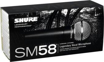 Shure Sm58-Lce El Tipi Solist Mikrofonu / Vokal Mikrofon