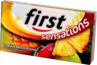 First Sensations Tropikal Meyve Aromalı Sakız 12 Adet