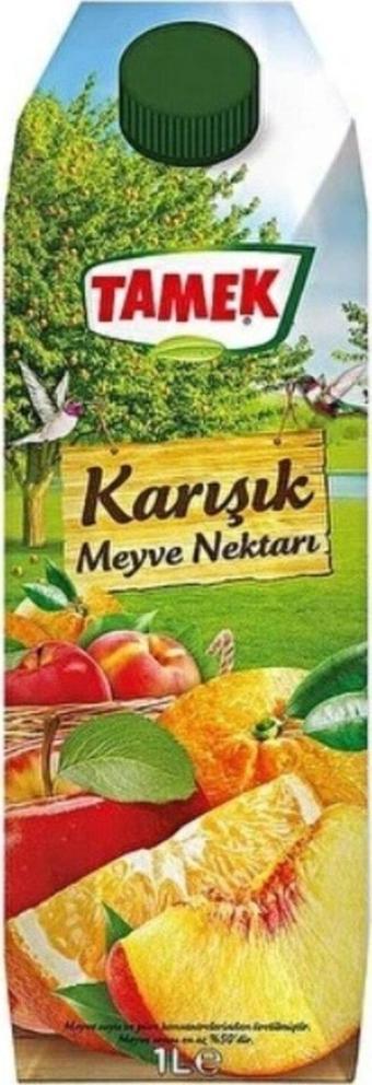 Tamek Karışık Meyve Suyu 1 lt