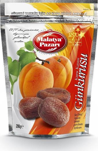 Malatya Pazarı Kuru Kayısı Naturel 200 Gr