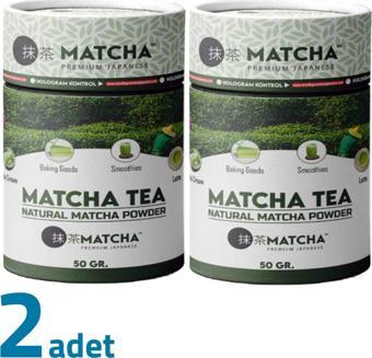 Matcha Premium Japanese Tozu Natural Powder Maça Çayı 50GR x 2 Kutu