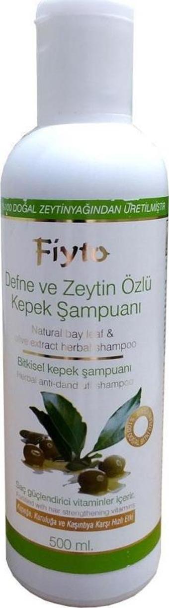 Fiyto Defne ve Zeytin Özlü Bitkisel Kepek Önleyici Şampuanı 500M