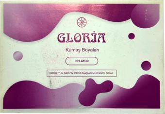 Gloria Eflatun Pamuk Yün Naylon İpek Kumaş Boyası 10Gr Tek Paket