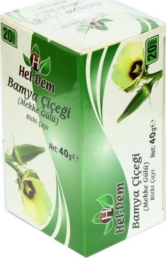 Hel-Dem Bamya Çiçeği Mekke Gülü Bitki Çayı Süzen Poşet 2G x 20Ad