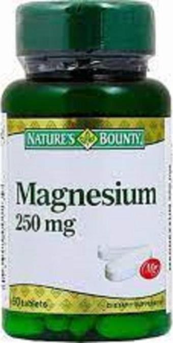 Nature's Bounty Magnesium 250 mg 60 Tablet