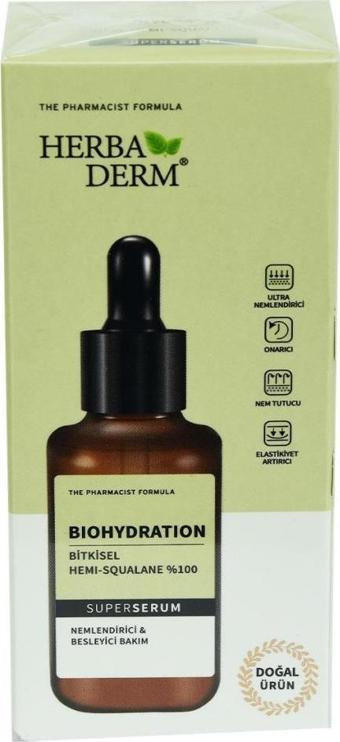 Herbaderm Superserum BioHydration Hemi-Squala Yüz Serumu 30 ML