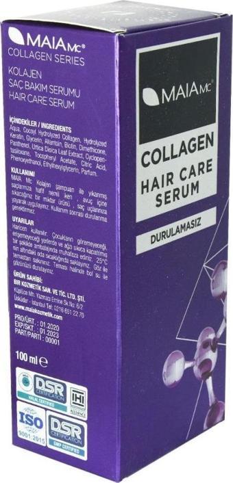 Maia Mc Collagen Hair Care Durulamasız Saç Serumu Kolajeni 100ML