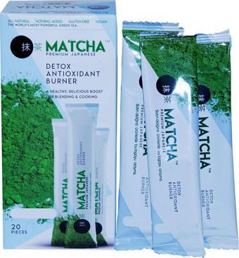 Matcha Maça Premium Japanese Detox Antioxidant Bitki Çayı 20li