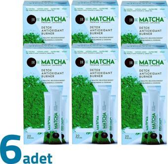 Matcha Premium Japanese Maça Çayı Orijinal Bandrollu 20Ad X 6Kutu