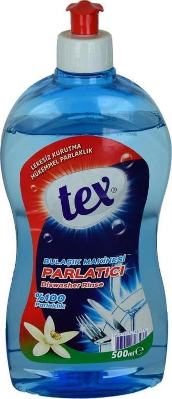 Tex Bulaşık Makinesi Parlatıcı Lekesiz Kurutma Parlaklık 500 ML