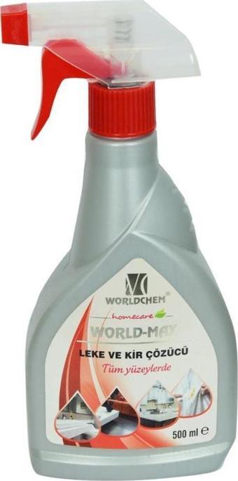 Worldchem World-Max Leke ve Kir Çözücü Spreyi Tüm Yüzeyler 500ML
