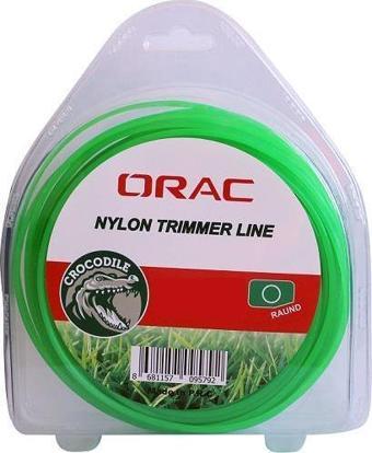 Orac 3.30 mm 46 mt.Yuvarlak Yeşil Tırpan Misinası