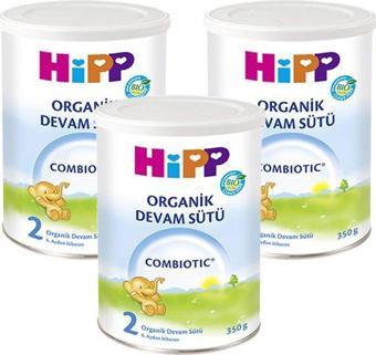 Hipp 2 Organik Combiotic Devam Sütü 6+ Ay 3 x 350 gr.