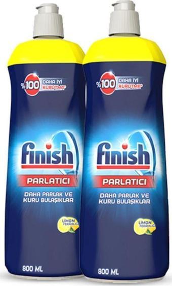 Finish Bulaşık Makinesi Parlatıcı Limonlu 2 x 800 ml