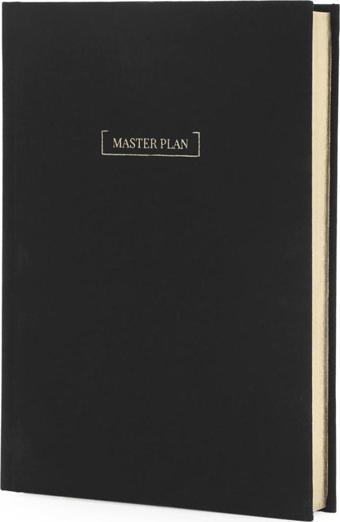 Lopapen Master Plan Simsiyah Tarihsiz Haftalık Planlayıcı 15 x 21 cm