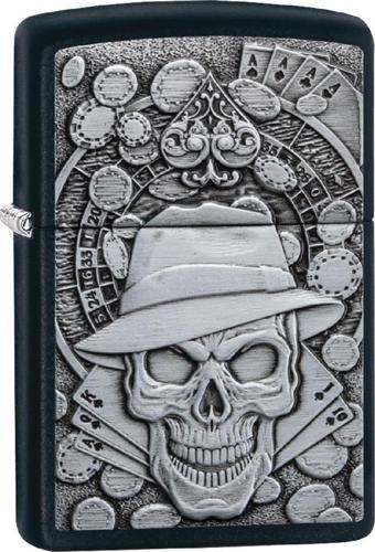 Zippo Çakmak 218 Gambling Skull 49183-078935