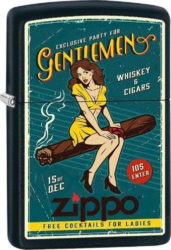 Zippo Çakmak Cigar Girl Design 218-080491