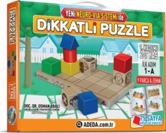 Adeda 3 Boyutlu Dikkatli Puzzle İlk Adım