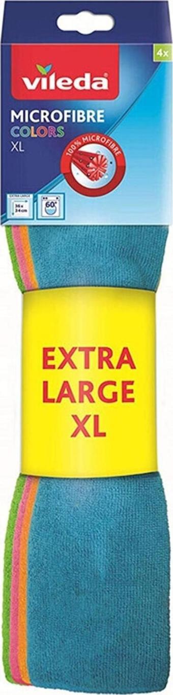 Mikrofiber Colors Xl 4 Lü