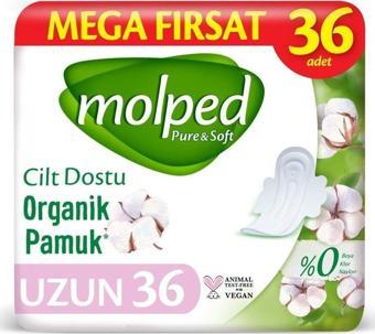 Pure & Soft Hijyenik Ped Mega Uzun 36 Adet