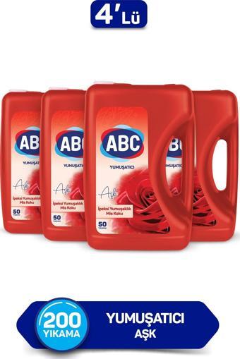 ABC Yumuşatıcı Aşk 5 Lt - 4'lü Set