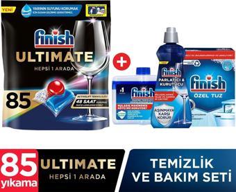 Finish Ultimate 85 Kapsül Tablet + Temizlik Bakım Seti