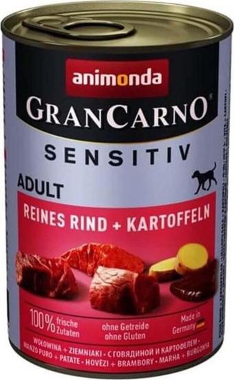 Animonda Gran Carno Sensitiv Sığırlı Patatesli Köpek Konservesi 400 Gr