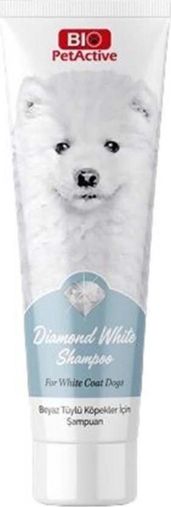 Bio Petactive Diamond White Shampoo (Beyaz Tüylü Köpekler İçin Şampuan) 250 Ml