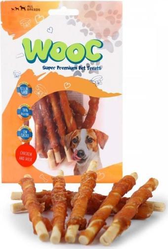 Wooc Tavuk Sargılı Sütlü Stick Köpek Ödülü 80 Gr