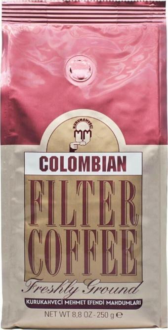 Kurukahveci Mehmet Efendi Colombian Filtre Kahve Kolombiya 1x250 gr