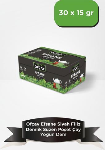 Efsane Siyah Filiz Demlik Poşet 30 X 15 gr